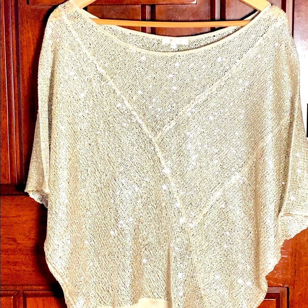 Sequins dolman top. Worn once for photoshoot